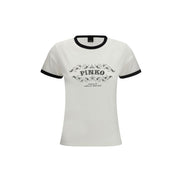 PINKO White Crew-Neck T-Shirt