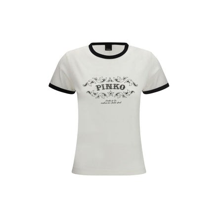 PINKO White Crew-Neck T-Shirt
