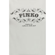 PINKO White Crew-Neck T-Shirt