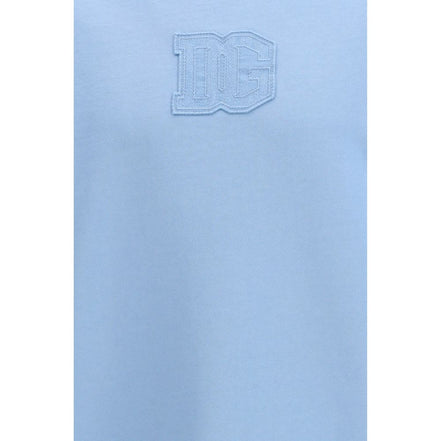 Dolce & Gabbana Blue Cotton Sweatshirt