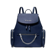 Zaino blu in pelliccia Michael Kors