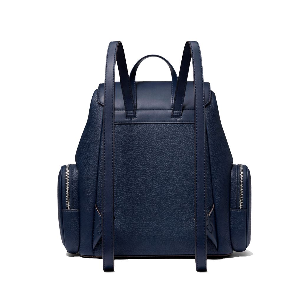 Zaino blu in pelliccia Michael Kors