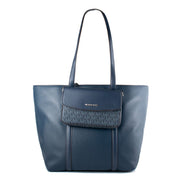 Borsa in pelliccia blu Michael Kors