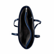 Borsa in pelliccia blu Michael Kors
