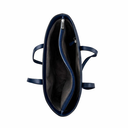 Borsa in pelliccia blu Michael Kors