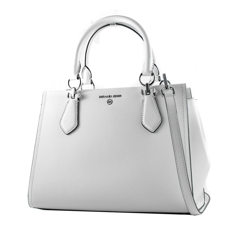 Borsa a mano Michael Kors in tela beige
