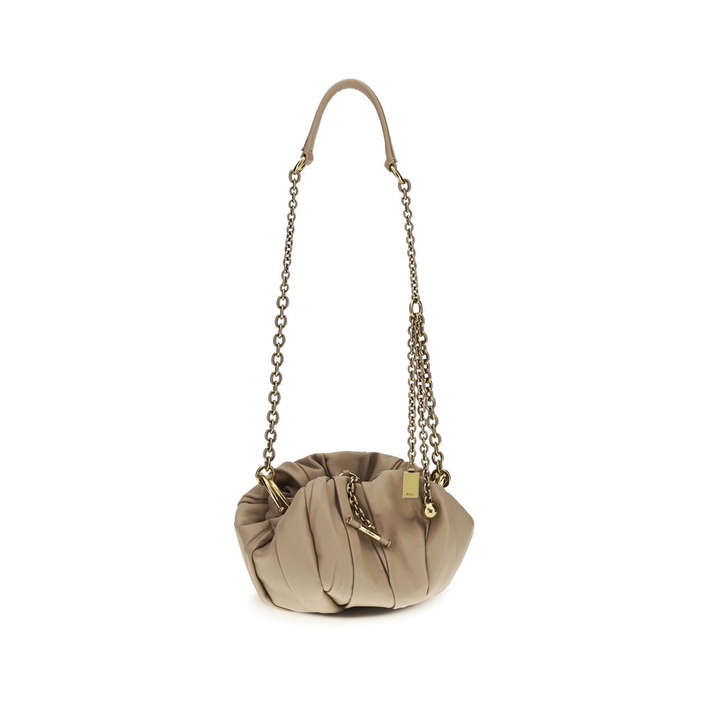 Chloé Beige Lamb Shoulder Bag