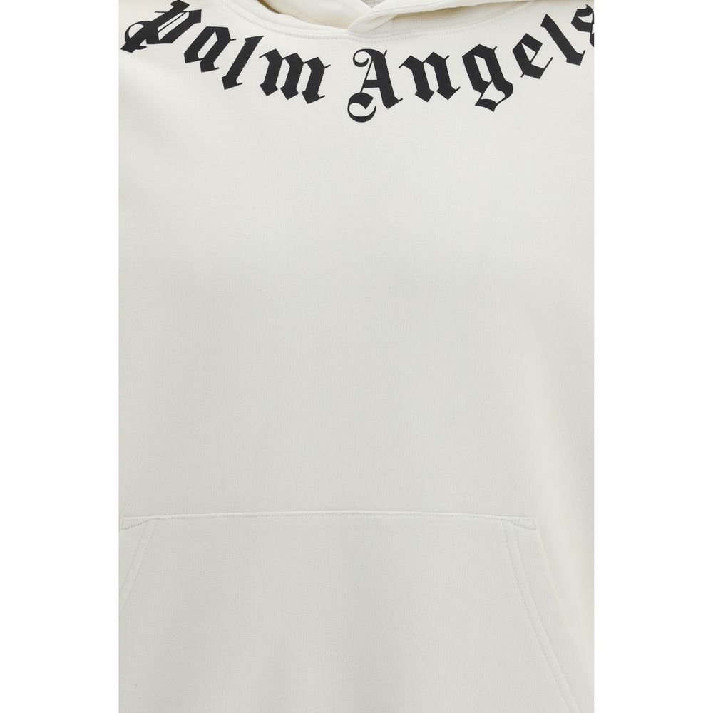 Felpa Palm Angels in cotone bianco