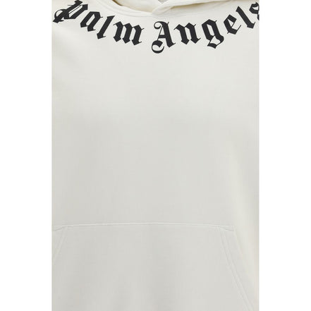 Felpa Palm Angels in cotone bianco