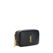 Saint Laurent Black Calf Leather Shoulder Bag