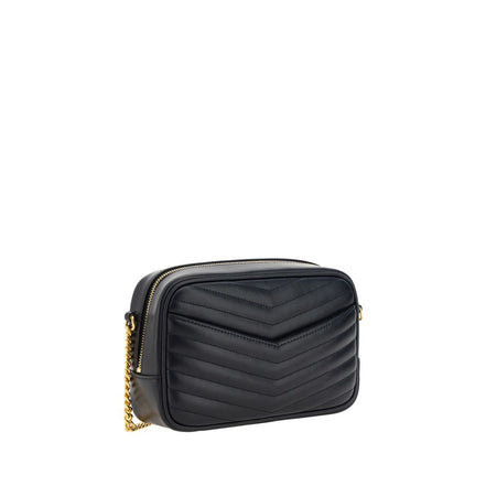 Saint Laurent Black Calf Leather Shoulder Bag