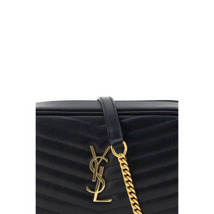 Saint Laurent Black Calf Leather Shoulder Bag