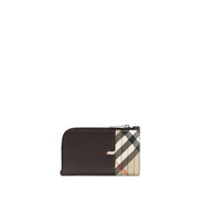 Portafoglio Burberry in pelle di vitello multicolore Bos Taurus