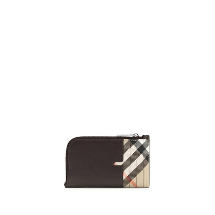 Portafoglio Burberry in pelle di vitello multicolore Bos Taurus
