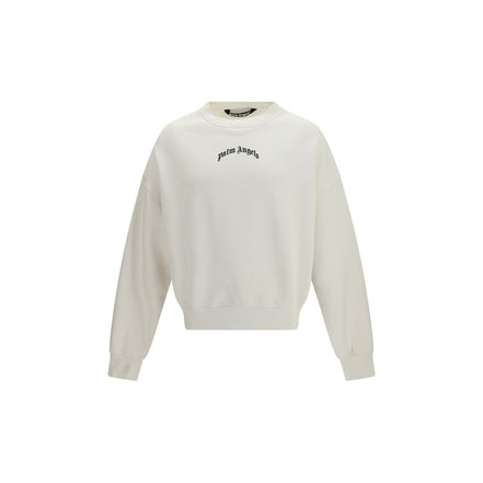 Palm Angels Beige Cotton Sweatshirt