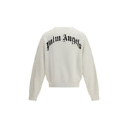 Palm Angels Beige Cotton Sweatshirt