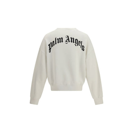 Palm Angels Beige Cotton Sweatshirt