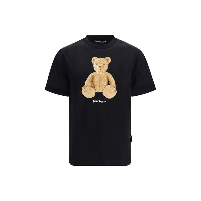 Palm Angels Black Cotton T-Shirt