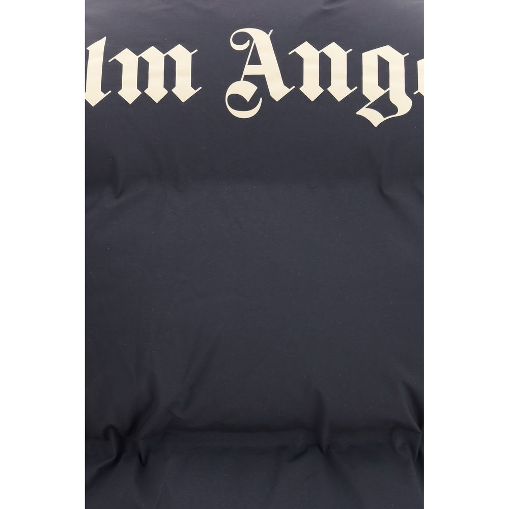 Palm Angels Gilet senza maniche in poliammide nero