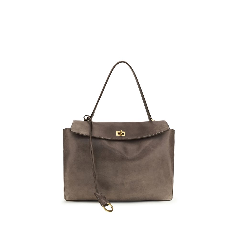 Sac à bandoulière Balenciaga gris en agneau Ovis Aries Aries