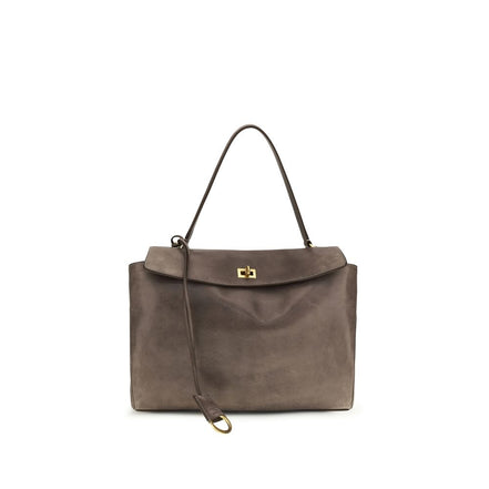 Sac à bandoulière Balenciaga gris en agneau Ovis Aries Aries