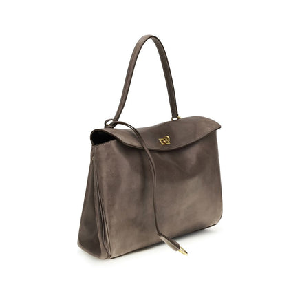 Sac à bandoulière Balenciaga gris en agneau Ovis Aries Aries