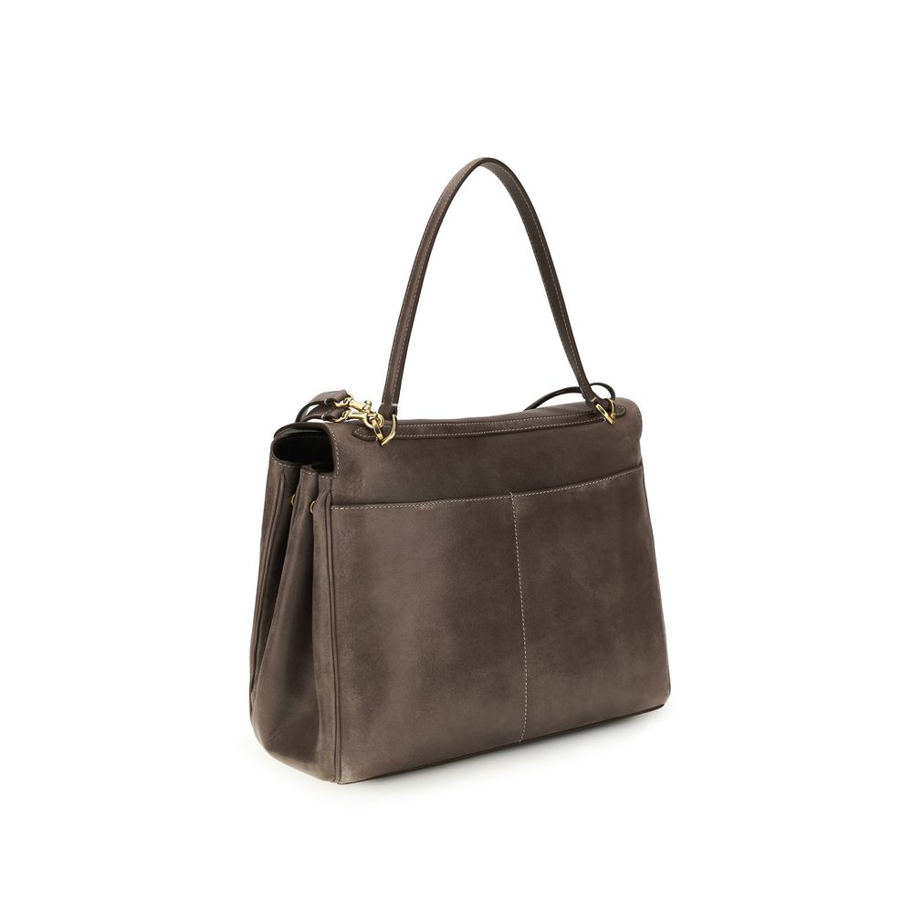 Sac à bandoulière Balenciaga gris en agneau Ovis Aries Aries