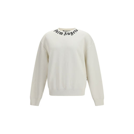 Felpa Palm Angels in cotone bianco