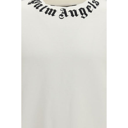 Felpa Palm Angels in cotone bianco