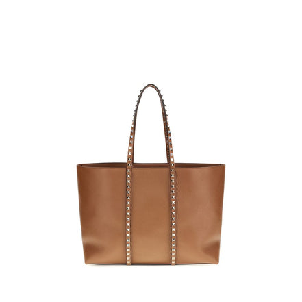 Sac porté épaule Valentino Garavani en cuir de veau marron Bos Taurus