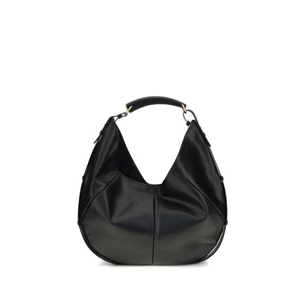 Saint Laurent Black Calf Leather Shoulder Bag