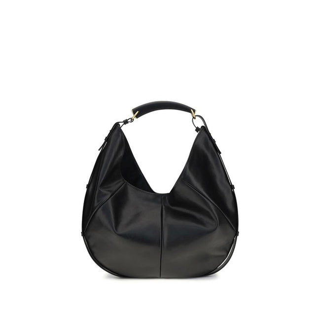 Saint Laurent Black Calf Leather Shoulder Bag