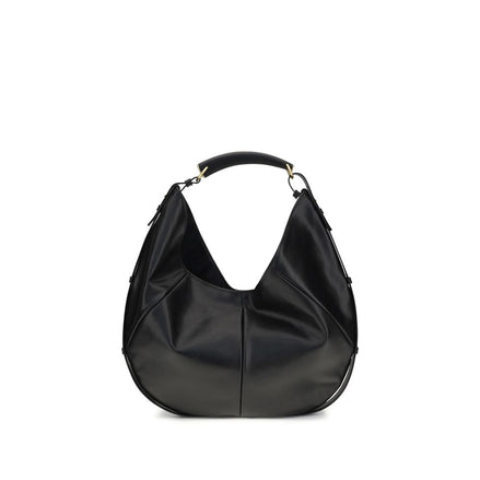 Saint Laurent Black Calf Leather Shoulder Bag