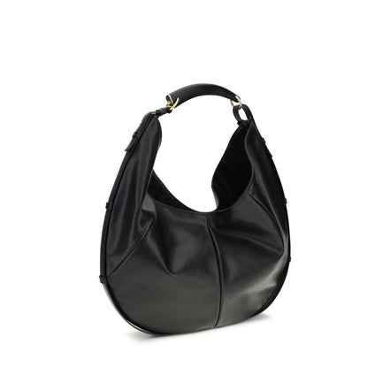 Saint Laurent Black Calf Leather Shoulder Bag