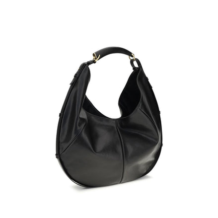 Saint Laurent Black Calf Leather Shoulder Bag