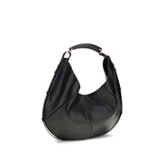 Saint Laurent Black Calf Leather Shoulder Bag
