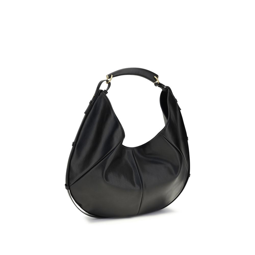 Saint Laurent Black Calf Leather Shoulder Bag