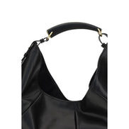 Saint Laurent Black Calf Leather Shoulder Bag