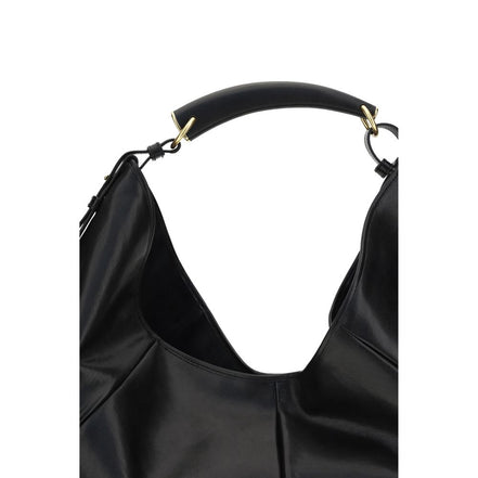 Saint Laurent Black Calf Leather Shoulder Bag