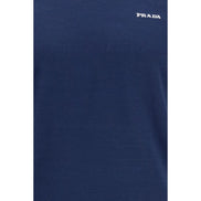 Prada Blue Cotton T-Shirt