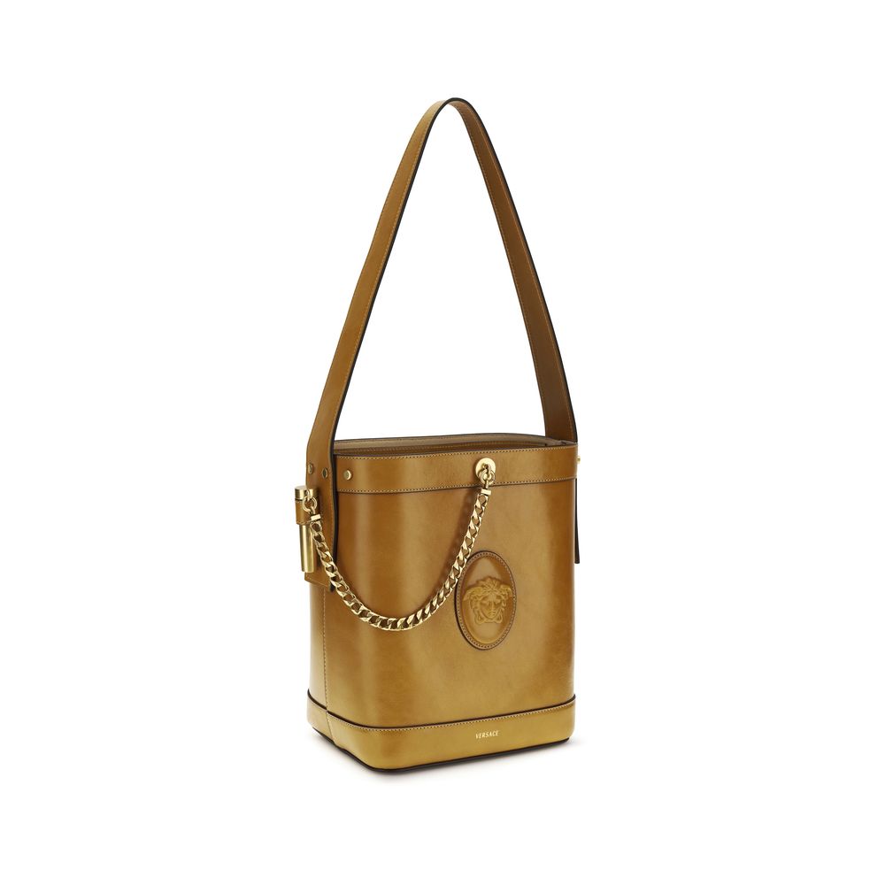 Versace Brown Bucket Bag