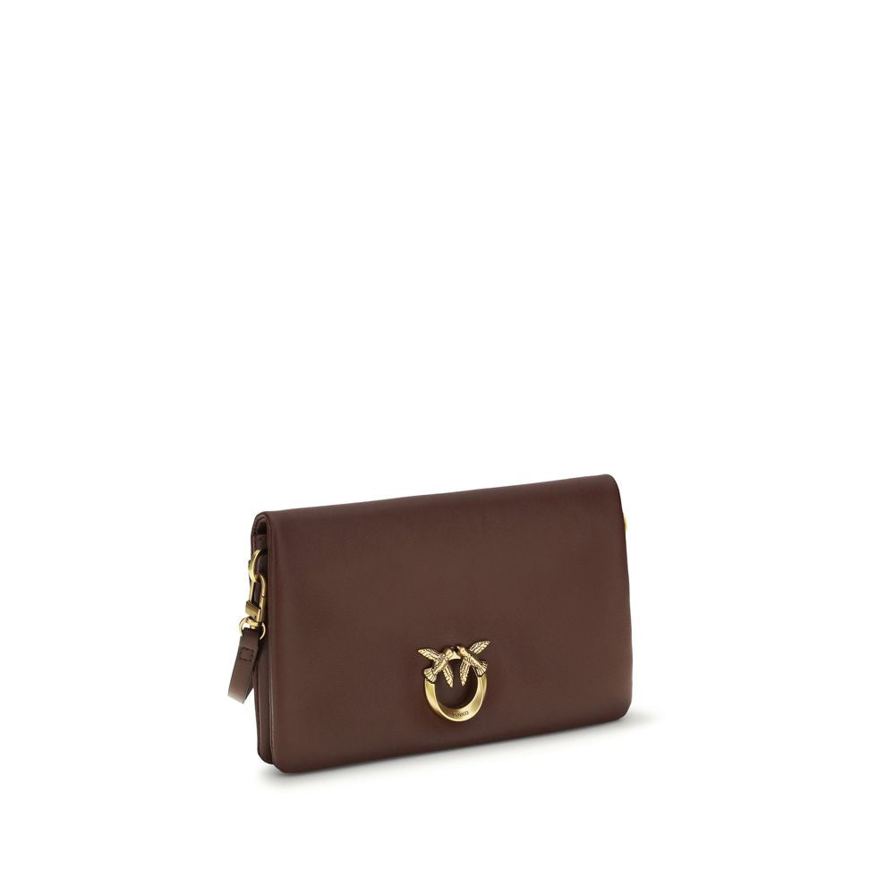 PINKO Purple Love Click Soft Mini Shoulder Bag