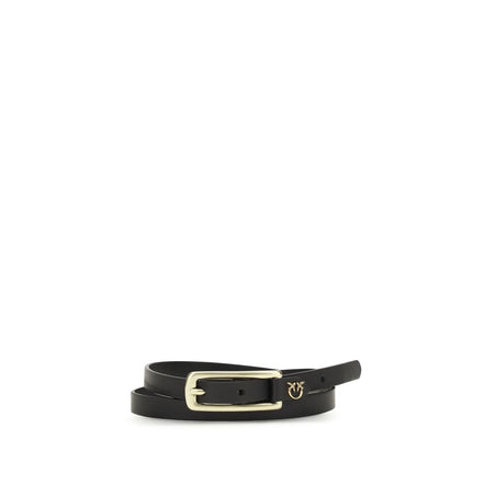 PINKO Black Thin Belt