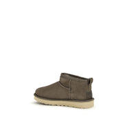 UGG Brown Leather Ankle Boots