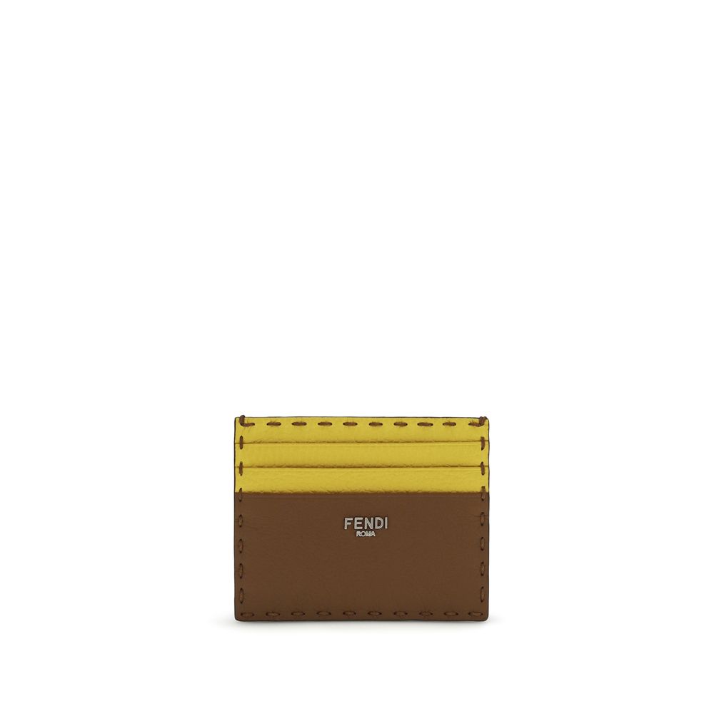 Portafoglio Fendi in pelle di vitello multicolor Bos Taurus