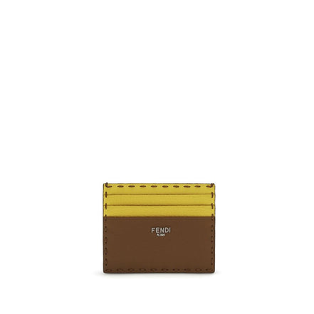 Portafoglio Fendi in pelle di vitello multicolor Bos Taurus