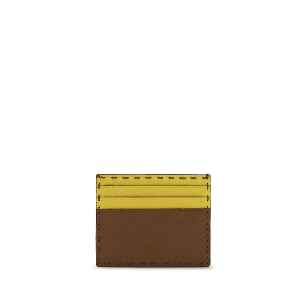 Portafoglio Fendi in pelle di vitello multicolor Bos Taurus