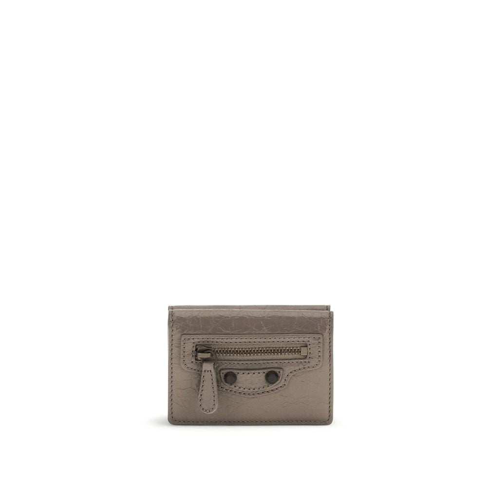Portefeuille Balenciaga Beige Agneau Ovis Aries Aries