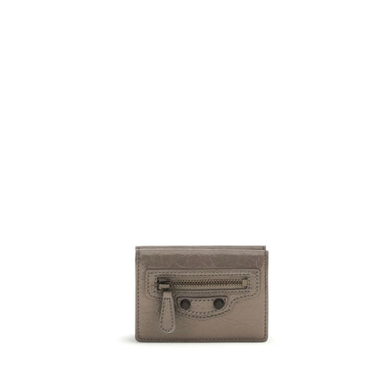 Portefeuille Balenciaga Beige Agneau Ovis Aries Aries
