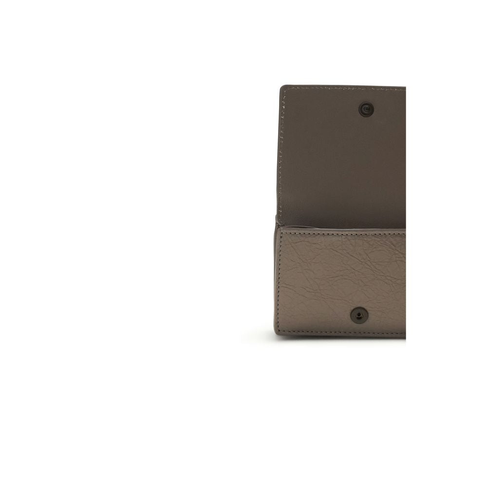 Portefeuille Balenciaga Beige Agneau Ovis Aries Aries